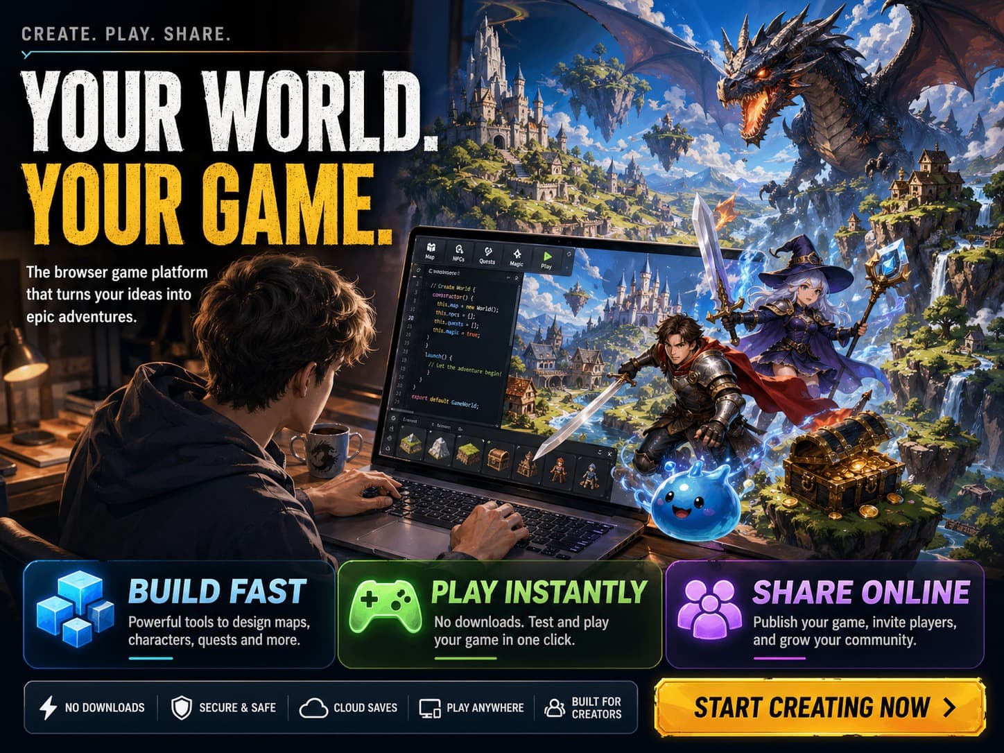 Browser Game Web Ad