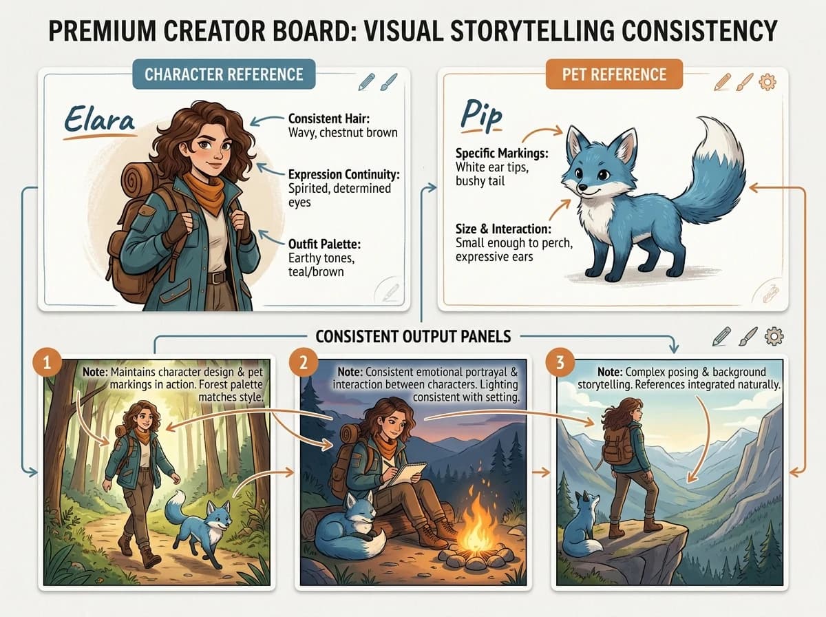 Consistent Characters Across Panels